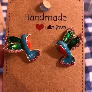 Hummingbird earrings